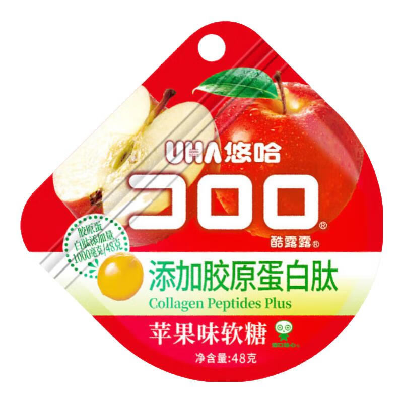 Délicieux UHA Kororo Saveur Pomme Bonbons 48g