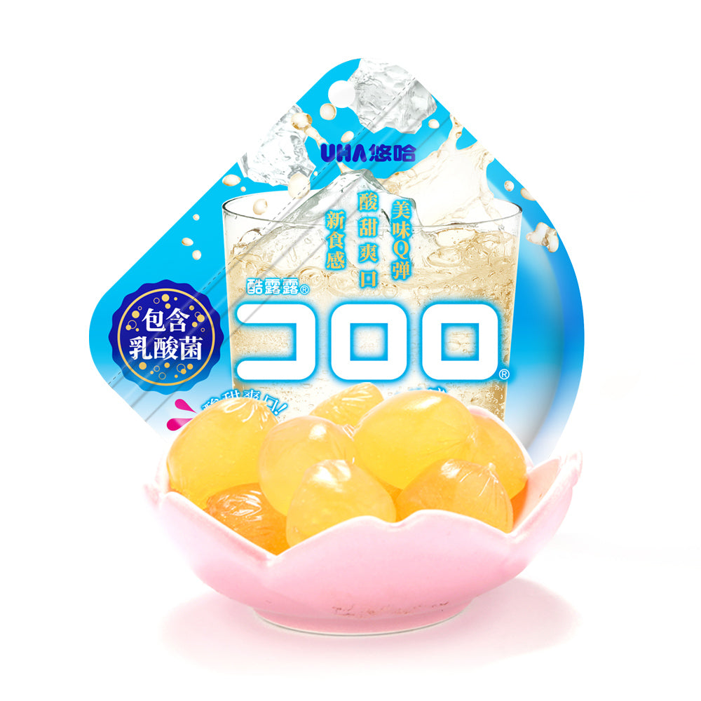 Délicieux UHA Kororo Bactéries lactiques Saveur Bonbons gélifiés 52g