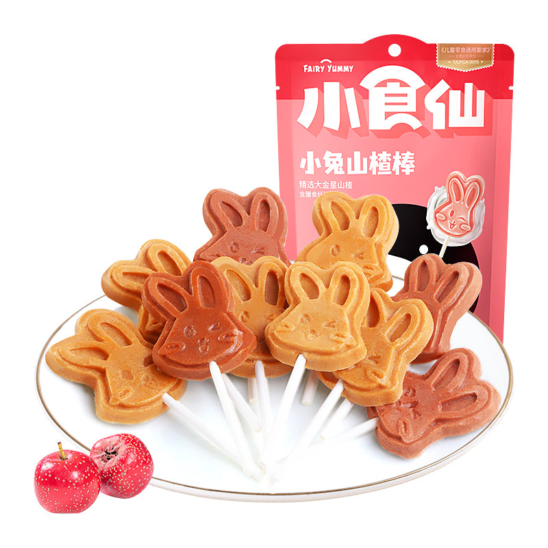 Delicious Bestore Bunny-Shaped Hawthorn Lollipops 85g